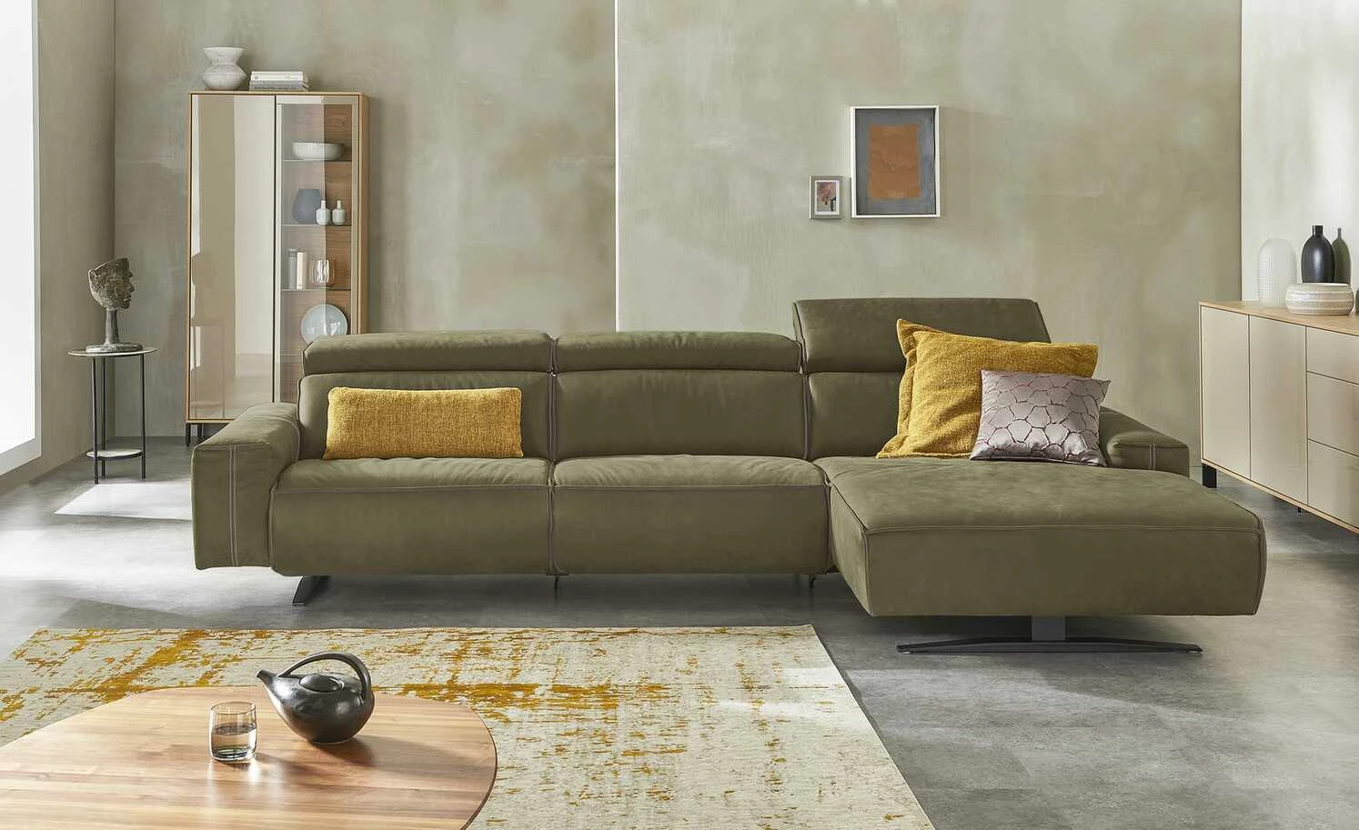 KOINOR Ecksofa Eddie | Verde (Dunkelgrün) rechts 3 KOINOR Ecksofa Eddie | Verde (Dunkelgrün) rechts