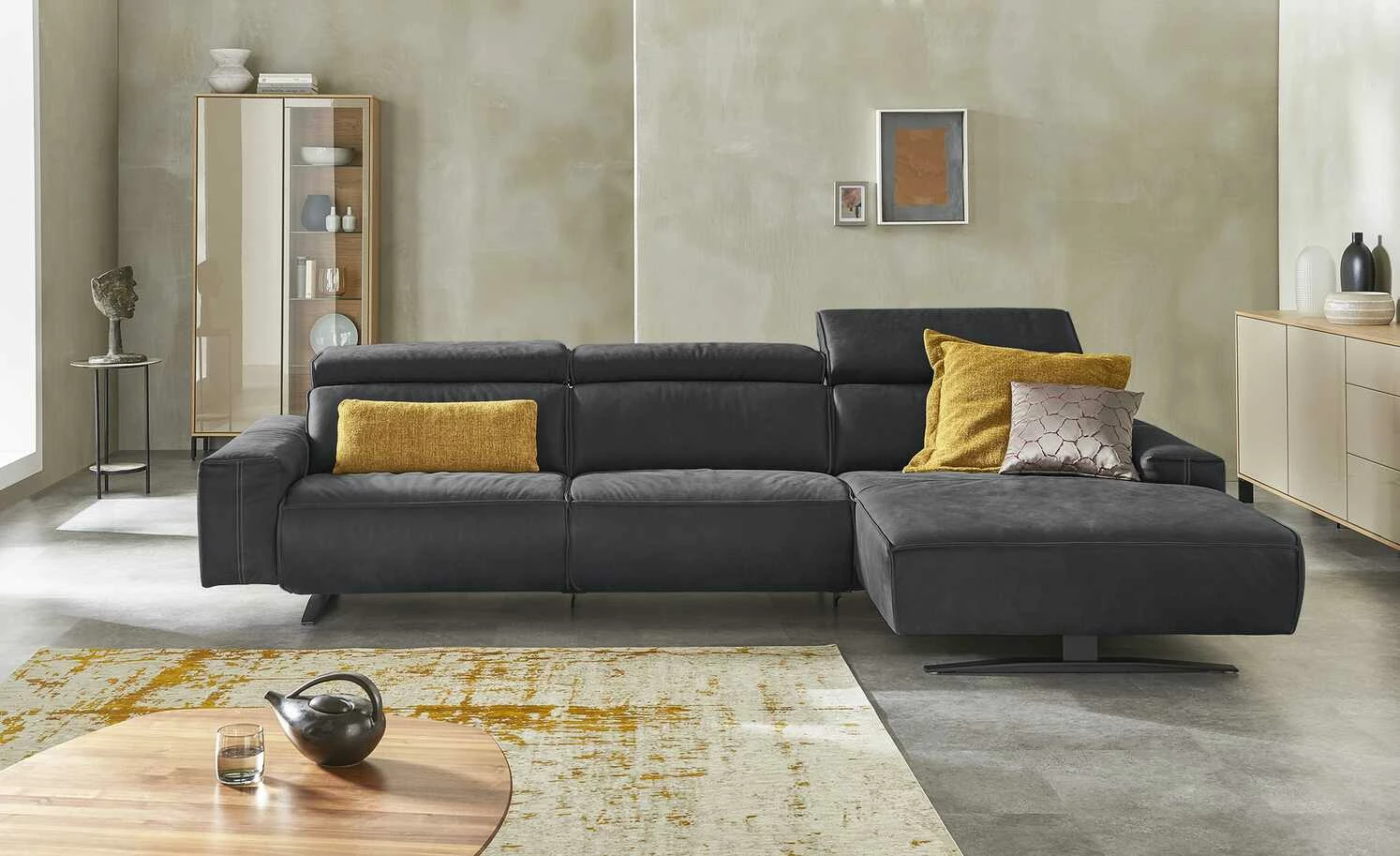 KOINOR Ecksofa Eddie | Omega (Schwarz) rechts 3 KOINOR Ecksofa Eddie | Omega (Schwarz) rechts