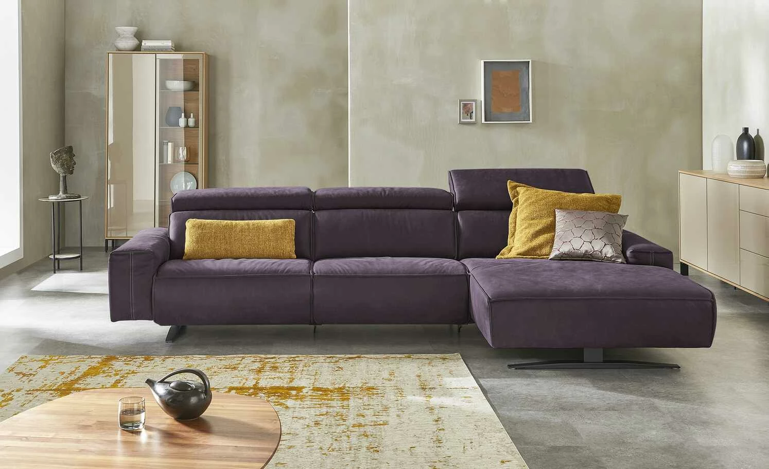 KOINOR Ecksofa Eddie | Amethyst (Lila) rechts 3 KOINOR Ecksofa Eddie | Amethyst (Lila) rechts
