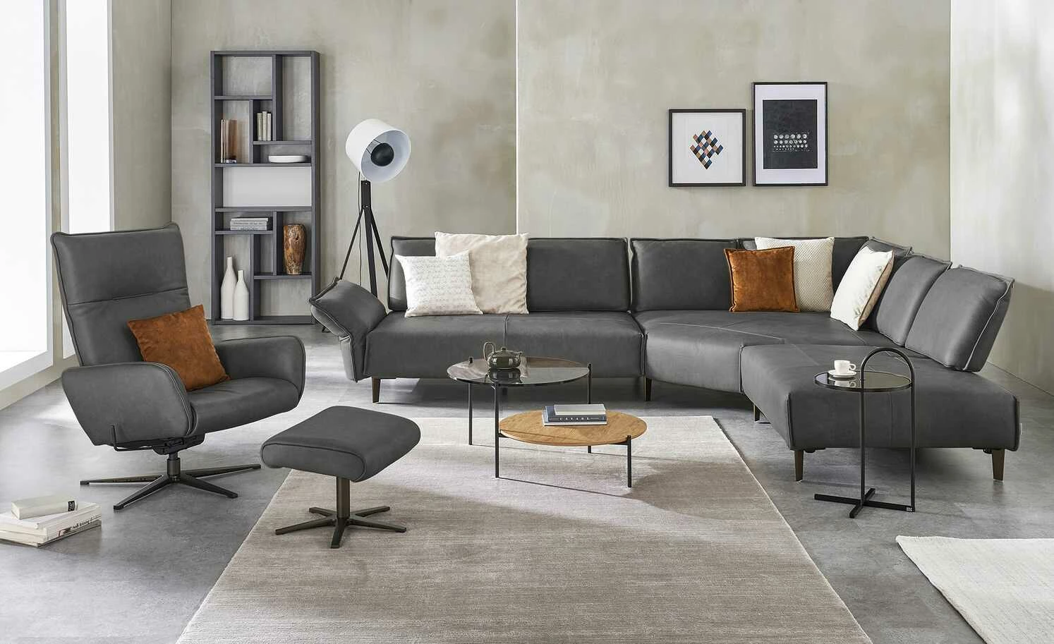 W.SCHILLIG Ecksofa Bonnie | Anthrazit (Grau) rechts 3 W.SCHILLIG Ecksofa Bonnie | Anthrazit (Grau) rechts