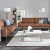 hülsta Sofa Sofabank aus Leder HS 450 | Signalbraun 220|cm