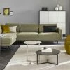 hülsta Sofa Ecksofa HS 414 | Olivgrün links