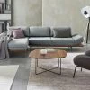 hülsta Sofa Ecksofa HS 420 | Blaugrau links