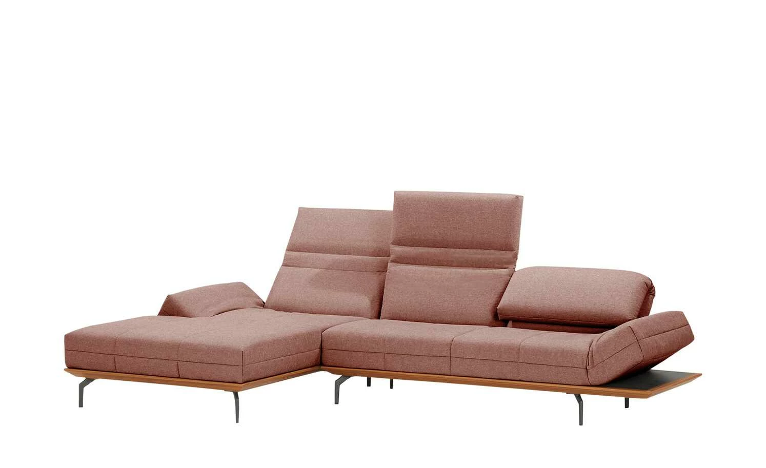 hülsta Sofa Ecksofa HS 420 | Korallenrot links 12 hülsta Sofa Ecksofa HS 420 | Korallenrot links – Bild 10