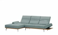 hülsta Sofa Ecksofa HS 420 | Wasserblau (Blaugrau) links -Sofas Verkaufsladen 27402135 3 202101042356