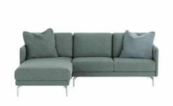 hülsta Sofa Ecksofa HS 450 | Wasserblau / Steingrau (Petrol / Grau) links -Sofas Verkaufsladen 27402241 3 202102222237