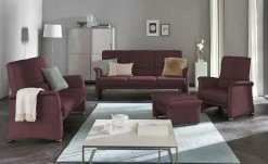 himolla Ledersofa 6001 | Burgund (Dunkelrot)