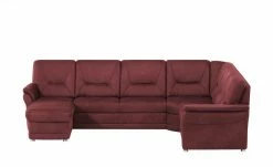 meinSofa Wohnlandschaft Edda | Bordeaux (Dunkelrot) rechts ohne