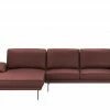 Max Schelling Ecksofa aus Leder Signum | Rot links Grundfunktion