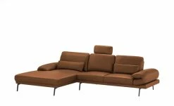 Max Schelling Ecksofa aus Leder Signum | Brandy (Rotbraun) links Grundfunktion -Sofas Verkaufsladen 27402924 8 202105042233