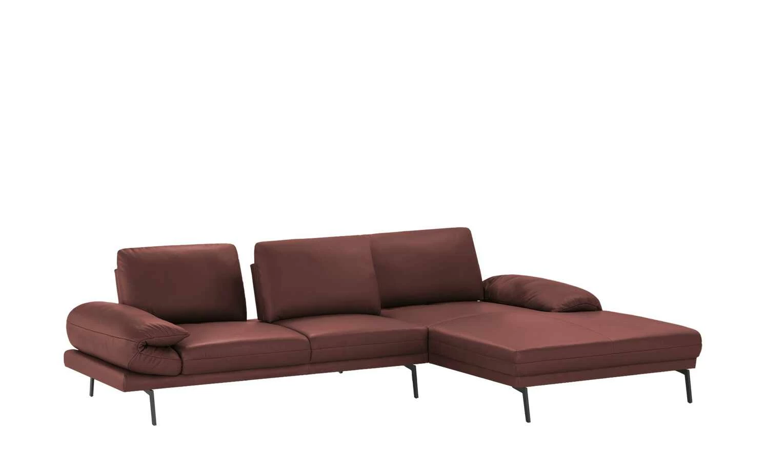 Max Schelling Ecksofa aus Leder Signum | Rot rechts Grundfunktion 12 Max Schelling Ecksofa aus Leder Signum | Rot rechts Grundfunktion – Bild 10