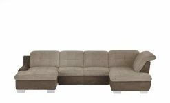 Lounge Collection Wohnlandschaft Davinci | Mandel (Hellbraun) / Braun rechts Grundfunktion