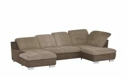 Lounge Collection Wohnlandschaft Davinci | Mandel (Hellbraun) / Braun rechts Grundfunktion -Sofas Verkaufsladen 27403366 4 202104011243
