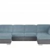 Lounge Collection Wohnlandschaft Davinci | Ice (Blau) / Grau rechts Grundfunktion -Sofas Verkaufsladen 27403367 4 202104011243