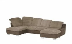 Lounge Collection Wohnlandschaft Davinci | Mandel (Hellbraun) / Braun links Grundfunktion -Sofas Verkaufsladen 27403371 10 202104011243