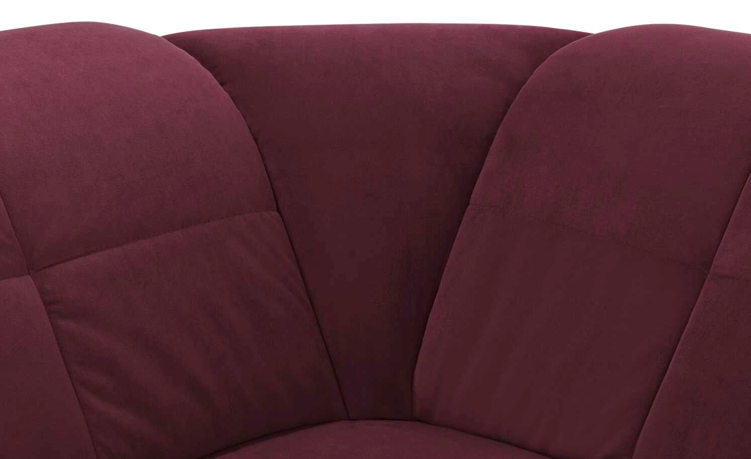 Lounge Collection Wohnlandschaft Mikrofaser Affair | Beere (Bordeaux) rechts Grundfunktion 10 Lounge Collection Wohnlandschaft Mikrofaser Affair | Beere (Bordeaux) rechts Grundfunktion – Bild 8