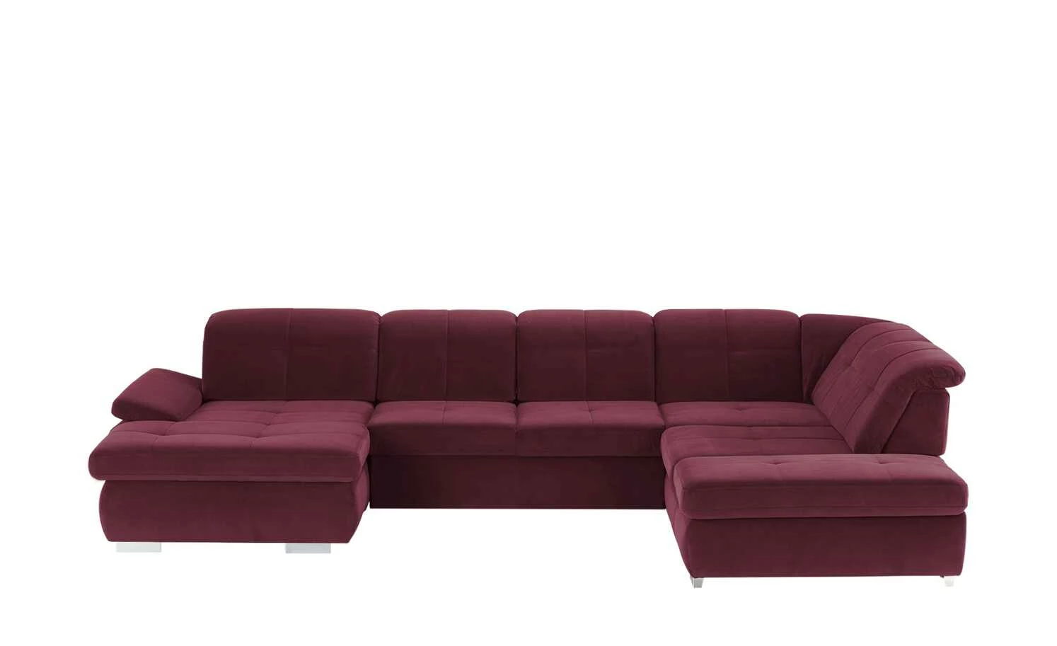Lounge Collection Wohnlandschaft Mikrofaser Affair | Beere (Bordeaux) rechts Grundfunktion 3 Lounge Collection Wohnlandschaft Mikrofaser Affair | Beere (Bordeaux) rechts Grundfunktion