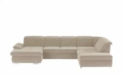 Lounge Collection Wohnlandschaft Mikrofaser Affair | Smoke (Beige) rechts Grundfunktion
