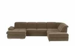 Lounge Collection Wohnlandschaft Mikrofaser Affair | Braun rechts Grundfunktion