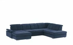 Lounge Collection Wohnlandschaft Mikrofaser Affair | Navy (Dunkelblau) rechts Grundfunktion -Sofas Verkaufsladen 27403439 9 202104232234