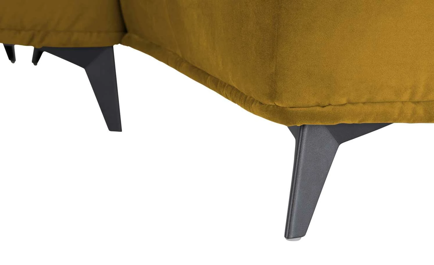 Ecksofa Crease | Currygelb / Anthrazit rechts 4 Ecksofa Crease | Currygelb / Anthrazit rechts – Bild 2