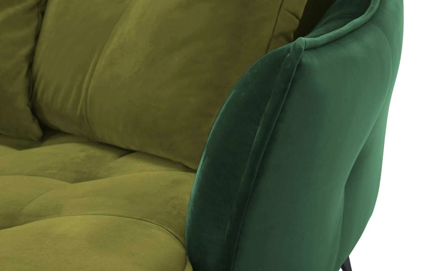 Ecksofa Crease | Kiwigrün / Moosgrün rechts 7 Ecksofa Crease | Kiwigrün / Moosgrün rechts – Bild 5