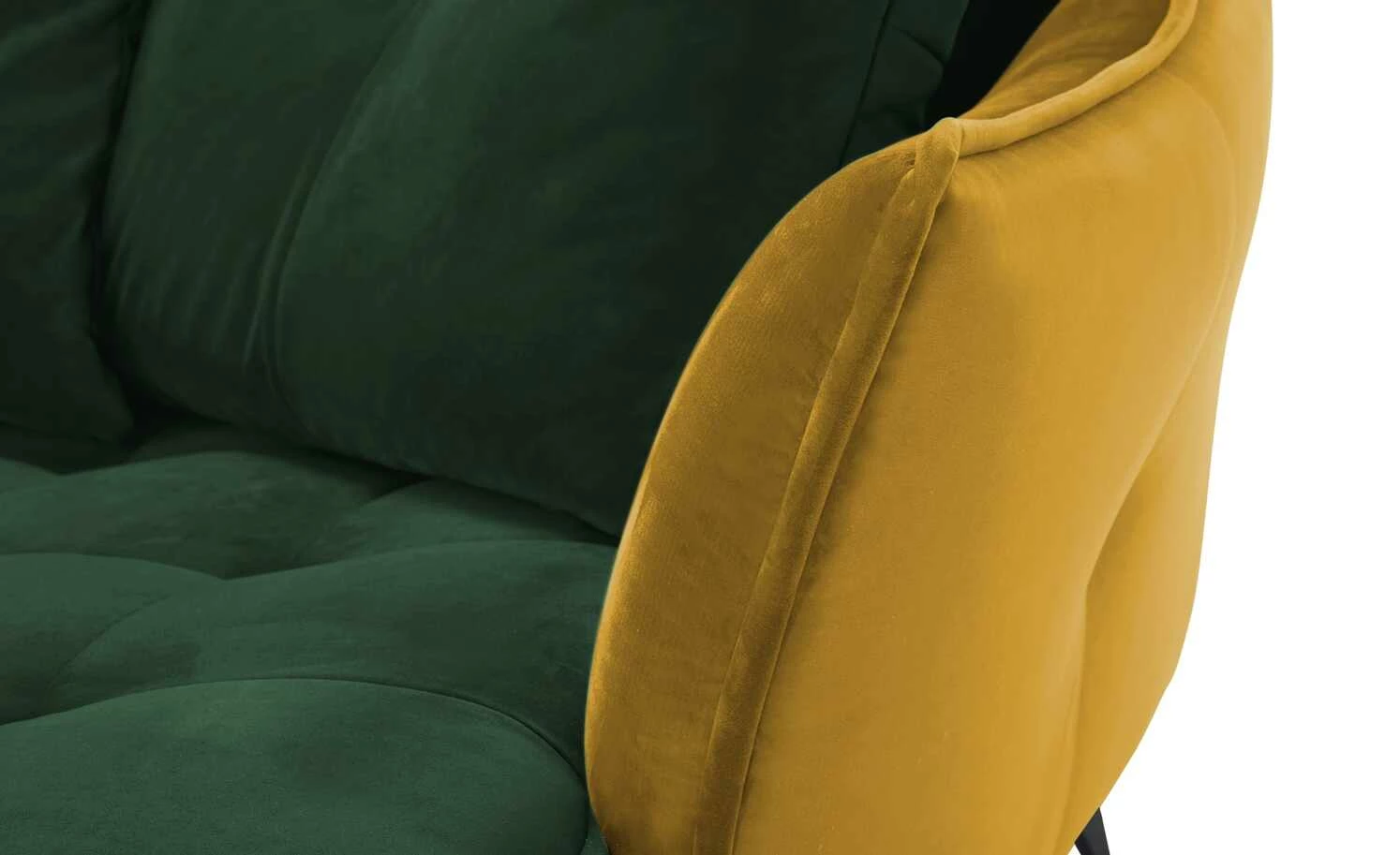 Ecksofa Crease | Moosgrün / Currygelb rechts 11 Ecksofa Crease | Moosgrün / Currygelb rechts – Bild 9