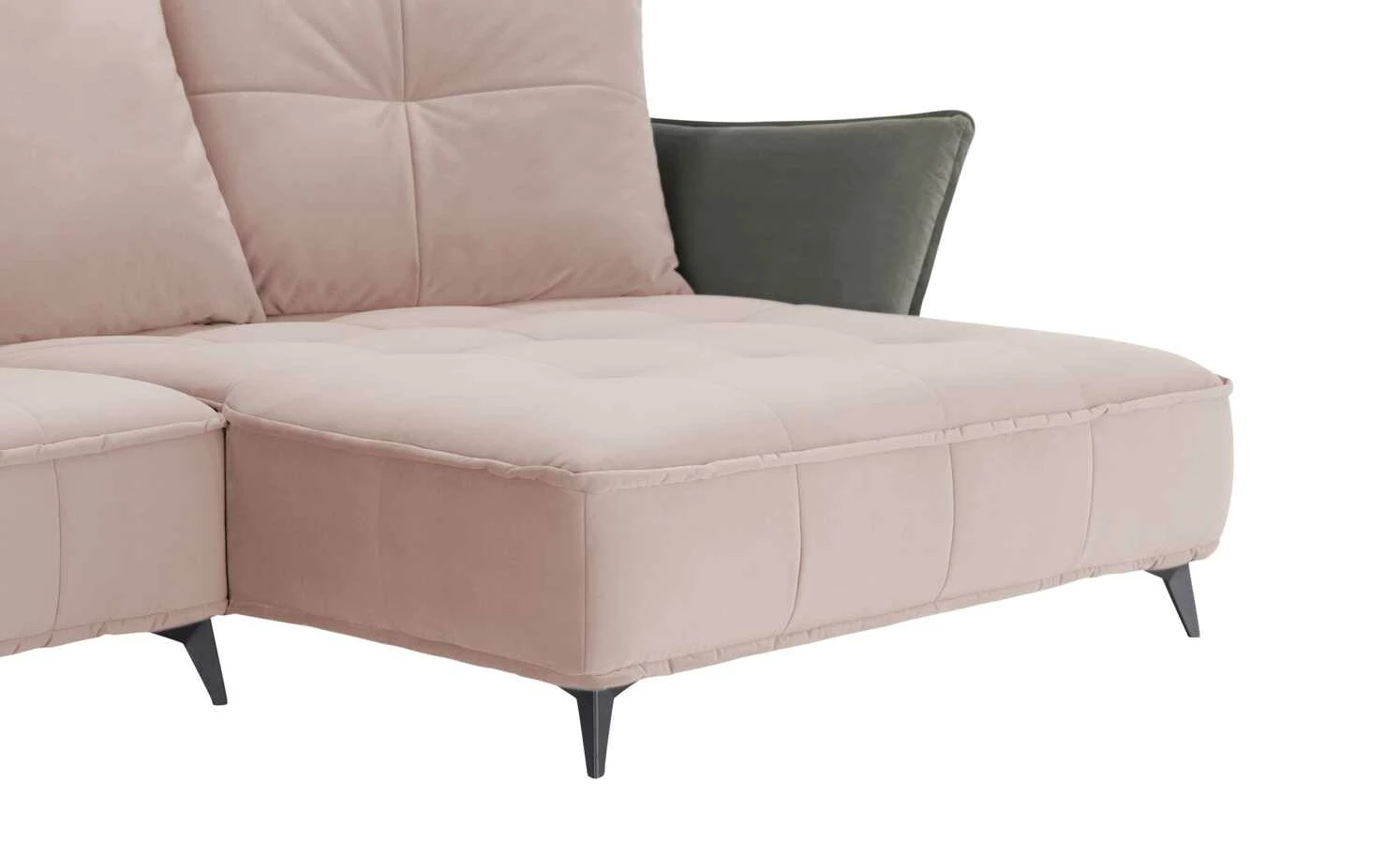 Ecksofa Crease | Rose / Grau rechts 10 Ecksofa Crease | Rose / Grau rechts – Bild 8