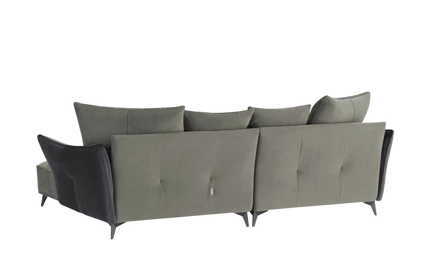 Ecksofa Crease | Grau / Anthrazit rechts 6 Ecksofa Crease | Grau / Anthrazit rechts – Bild 4