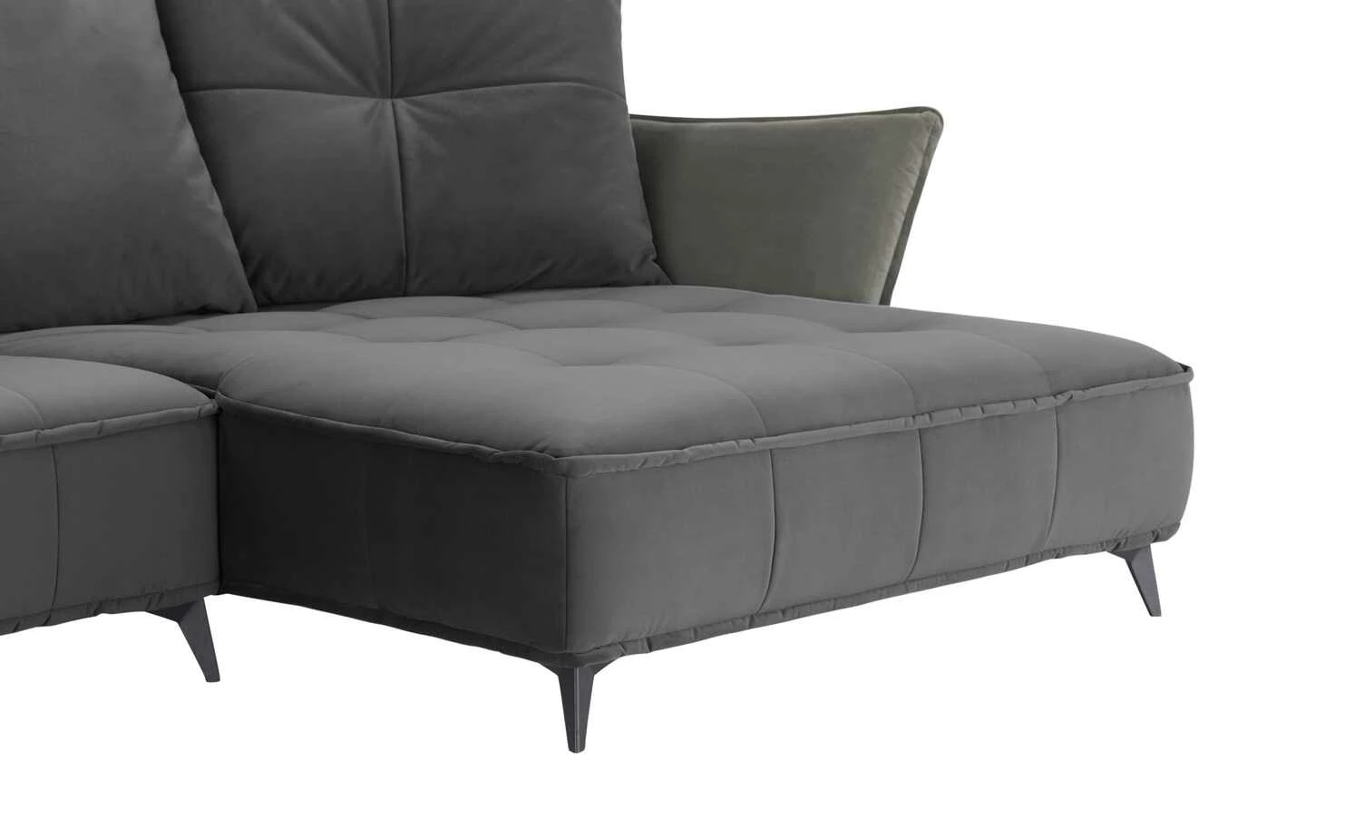 Ecksofa Crease | Anthrazit / Grau rechts 6 Ecksofa Crease | Anthrazit / Grau rechts – Bild 4