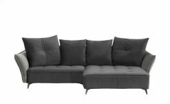 Ecksofa Crease | Anthrazit / Grau rechts