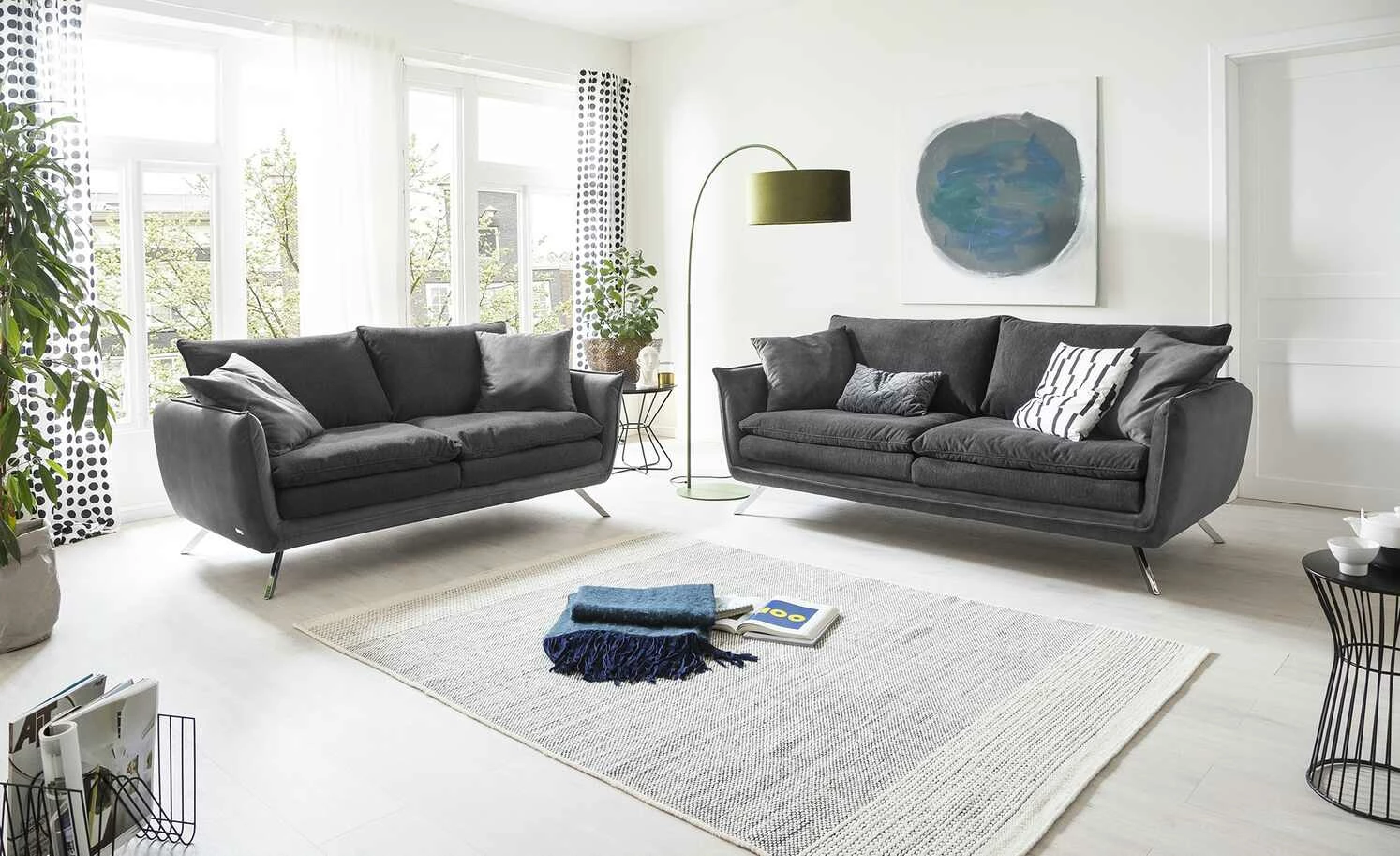 bobb Sofa Stellina | 2 Anthrazit 4 bobb Sofa Stellina | 2 Anthrazit – Bild 2