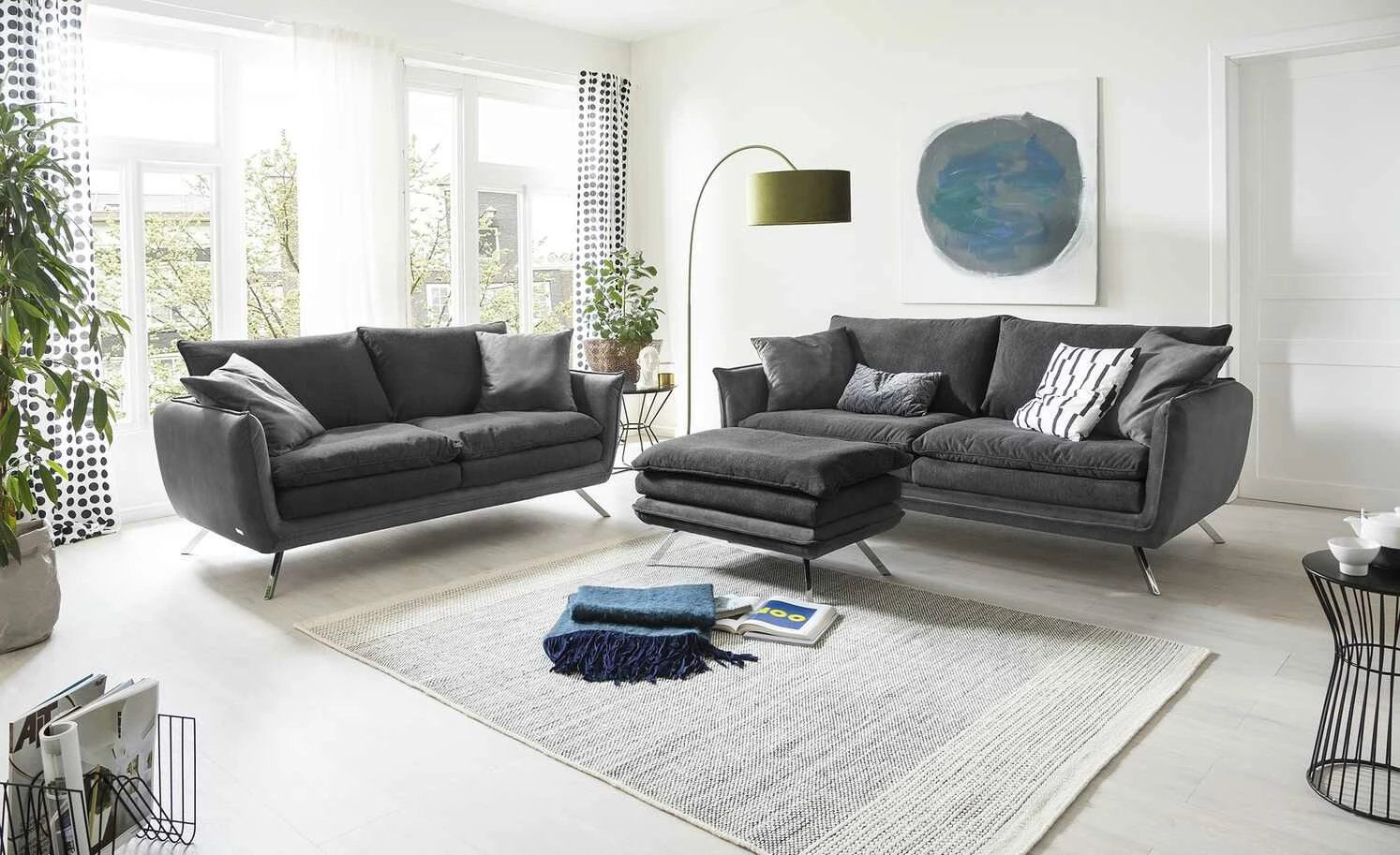 bobb Sofa Stellina | 2 Anthrazit 3 bobb Sofa Stellina | 2 Anthrazit