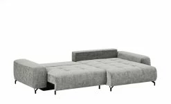 bobb Ecksofa mit Boxspringpolsterung Filis de Luxe | AquaClean-Webstoff (Pascha) Melange (Grau) rechts Schwarz -Sofas Verkaufsladen 27405076 1 202103082233
