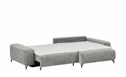 bobb Ecksofa mit Boxspringpolsterung Filis de Luxe | AquaClean-Webstoff (Pascha) Melange (Grau) rechts Schwarz -Sofas Verkaufsladen 27405076 2 202103082233