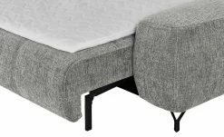 bobb Ecksofa mit Boxspringpolsterung Filis de Luxe | AquaClean-Webstoff (Pascha) Melange (Grau) links Schwarz -Sofas Verkaufsladen 27405175 10 202103090031