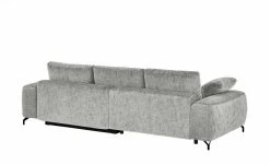 bobb Ecksofa mit Boxspringpolsterung Filis de Luxe | AquaClean-Webstoff (Pascha) Melange (Grau) links Schwarz -Sofas Verkaufsladen 27405175 13 202103090031