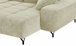 bobb Ecksofa mit Boxspringpolsterung Filis de Luxe | AquaClean-Webstoff (Pascha) Natur (Beige) rechts Schwarz -Sofas Verkaufsladen 27405177 13 202103082233