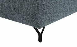 bobb Ecksofa mit Boxspringpolsterung Filis de Luxe | AquaClean-Webstoff (Pascha) Graublau rechts Schwarz -Sofas Verkaufsladen 27405183 8 202103082233