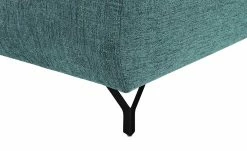 bobb Ecksofa mit Boxspringpolsterung Filis de Luxe | AquaClean-Webstoff (Pascha) Petrol rechts Schwarz -Sofas Verkaufsladen 27405185 16 202103082233