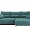 bobb Ecksofa mit Boxspringpolsterung Filis de Luxe | AquaClean-Webstoff (Pascha) Petrol rechts Schwarz -Sofas Verkaufsladen 27405185 3 202103082233
