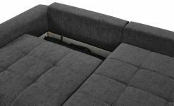 bobb Ecksofa mit Boxspringpolsterung Filis de Luxe | AquaClean-Webstoff (Pascha) Anthrazit rechts Schwarz -Sofas Verkaufsladen 27405188 1 202103082233