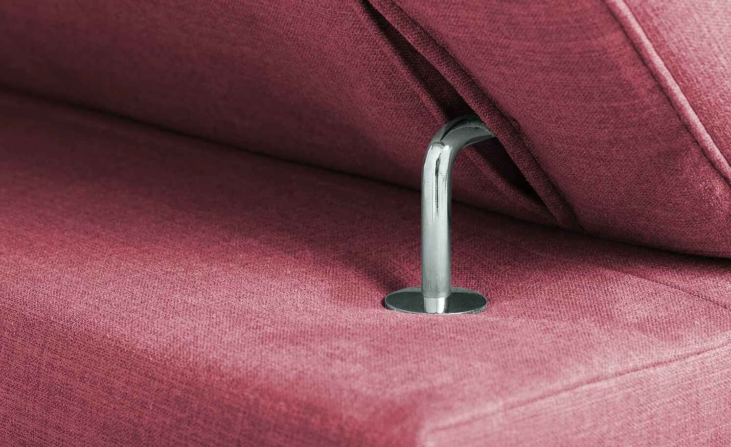 uno Ecksofa Los Angeles | Coral (Rosarot) rechts Grundfunktion 4 uno Ecksofa Los Angeles | Coral (Rosarot) rechts Grundfunktion – Bild 2