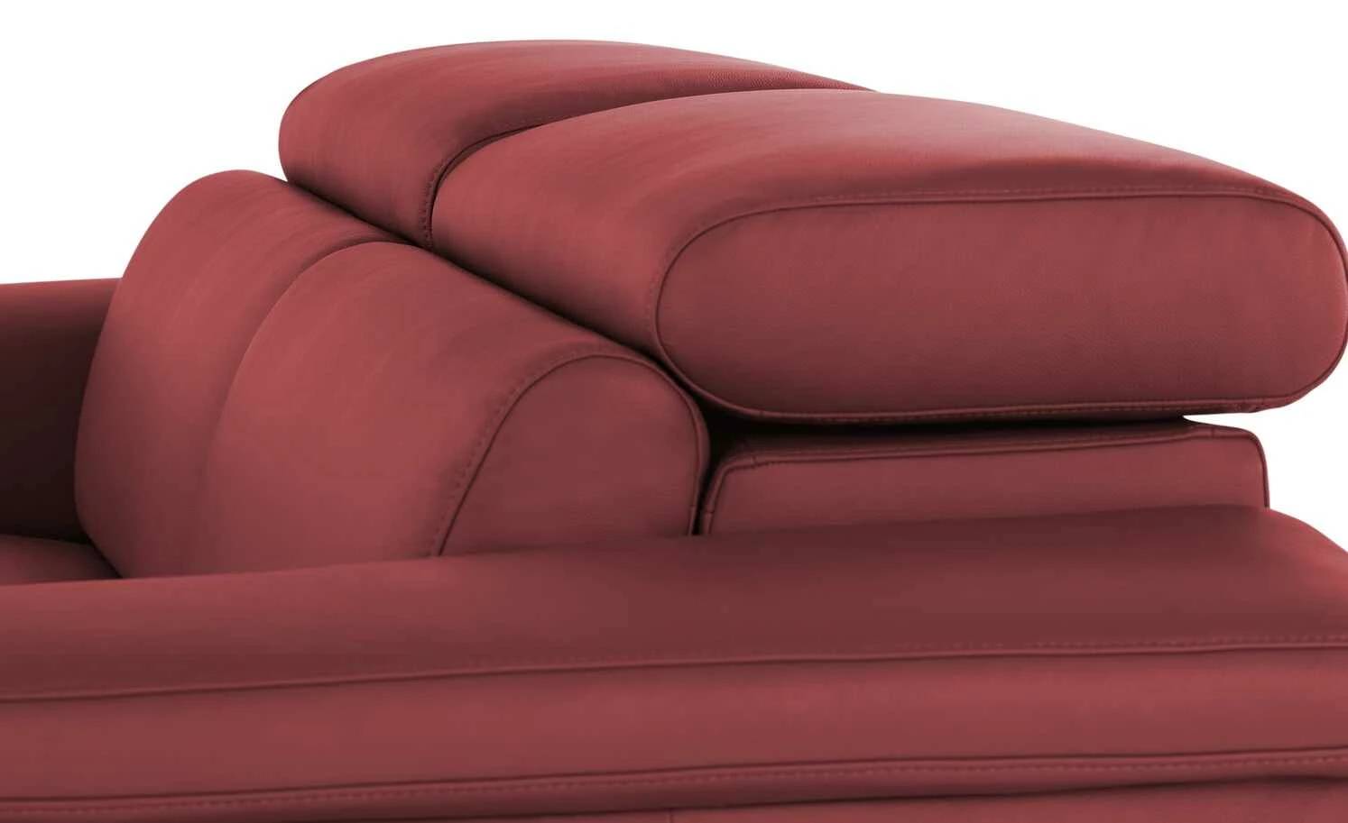 Gray & Jones Ledersofa Black Coast Two | Rot 9 Gray & Jones Ledersofa Black Coast Two | Rot – Bild 7