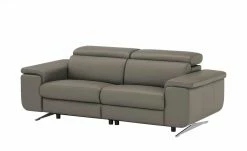 Gray & Jones Ledersofa Black Coast Two | Grey (Grau-Braun) Grundfunktion -Sofas Verkaufsladen 27405701 10 202102042232