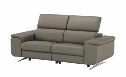 Gray & Jones Ledersofa Black Coast Two | Grey (Grau-Braun) Grundfunktion -Sofas Verkaufsladen 27405701 8 202102042232