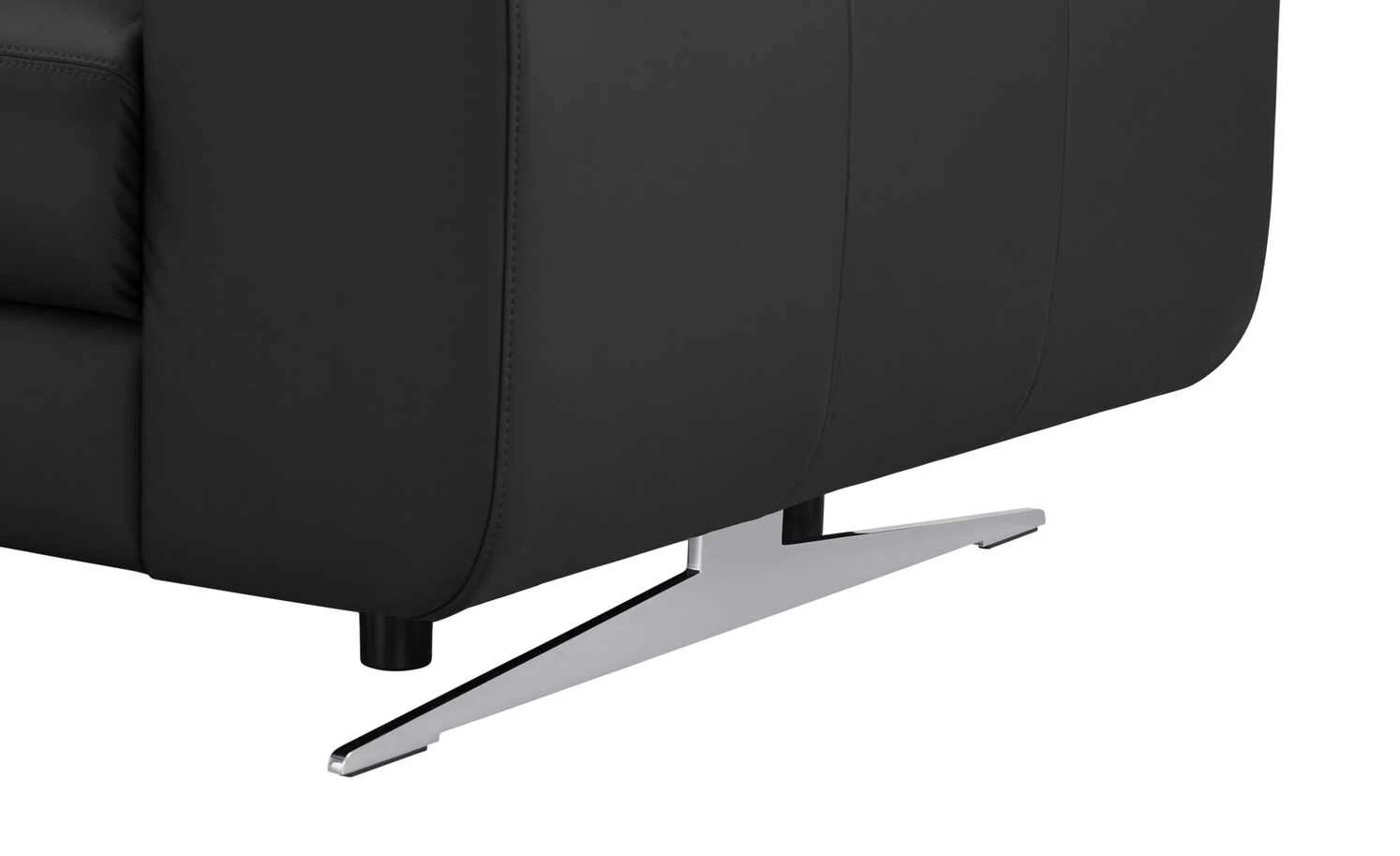 Gray & Jones Ledersofa Black Coast Two | Schwarz Grundfunktion 5 Gray & Jones Ledersofa Black Coast Two | Schwarz Grundfunktion – Bild 3