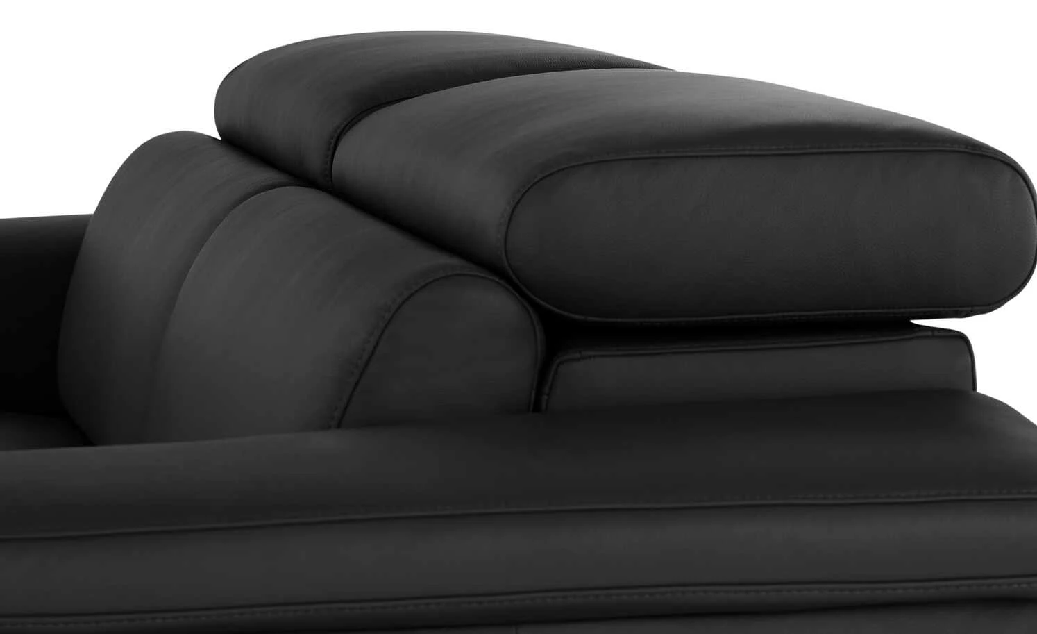 Gray & Jones Ledersofa Black Coast Two | Schwarz Grundfunktion 6 Gray & Jones Ledersofa Black Coast Two | Schwarz Grundfunktion – Bild 4