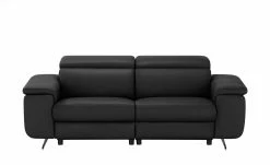 Gray & Jones Ledersofa Black Coast Two | Schwarz Grundfunktion