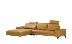 Wohnwert Ecksofa Leder Kalea | Kurkuma (Gelb-Braun) links Erweiterte Funktion -Sofas Verkaufsladen 27406183 17 202108121318